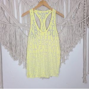 Lululemon Mellow Lemon Burnout
Tank Top Size 6
